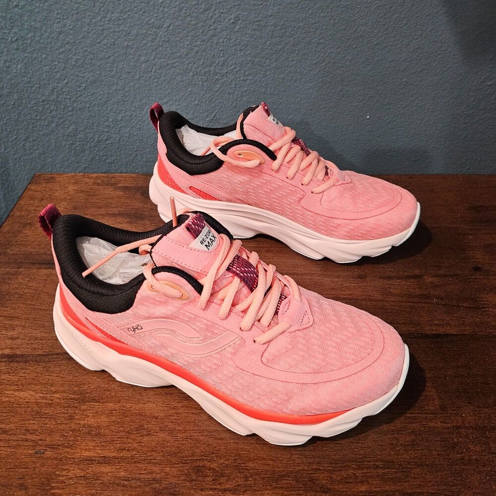 RYKA Rezorb Max Walking Shoes for Women Melon/Pink NIB 8.5 - Picture 6 of 9